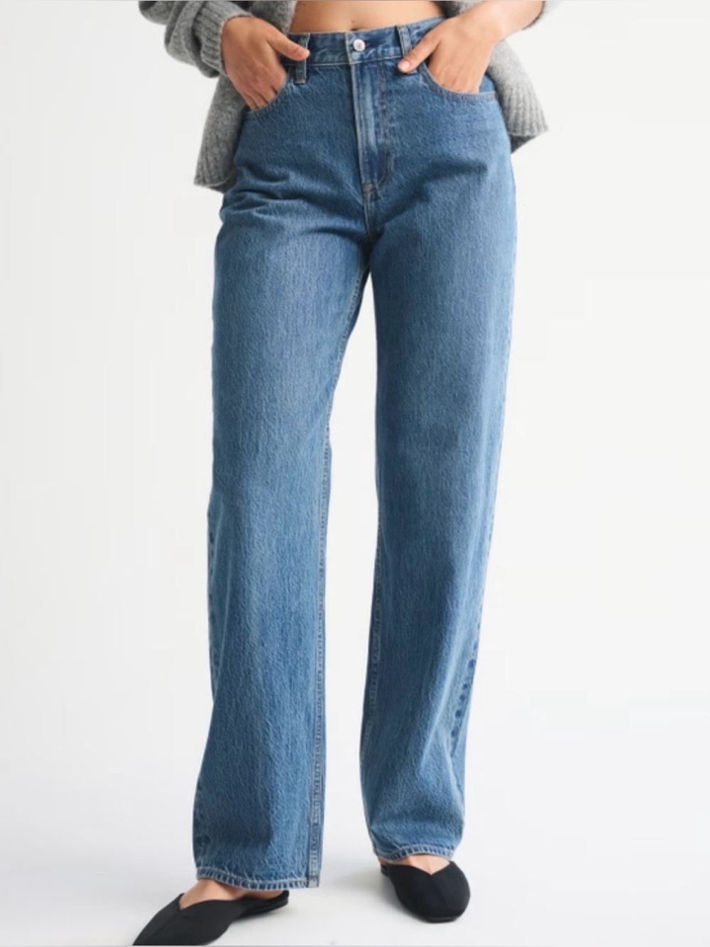 Abercrombie And Fitch The Loose High Rise Chic Curve Love Jeans 29/ 8